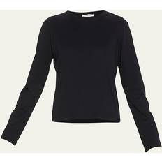 The Row Black Sherman Long Sleeve T-Shirt BLACK