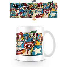 Pyramid Marvel Comics Captain America Panels Mug