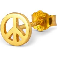 LULU Copenhagen Peace Ohrring Gold One