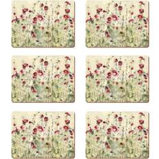 Cloths & Tissues Tops Wild Field Poppies Place Mat Yellow