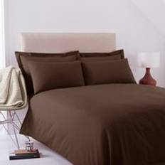 Charlotte Thomas Poetry Bed Sheet Brown