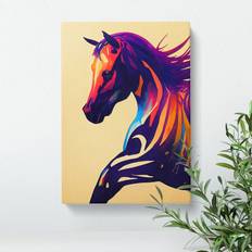 Natur Pur Colourful Horse No.2 Abstract