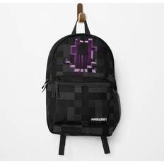 Famgem Enderman Minecrafter Enderdragon School Bag - Black