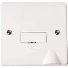 Click Scolmore Click Scolmore Mode 3A 1 Gang Fused Spur White CMA049