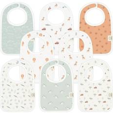 Keababies Coast Drool Bibs Wilderness 8-pack