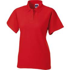 Jerzees Jerzees Colours Ladies 65/35 Hard Wearing Pique Short Sleeve Polo Shirt Bright Red