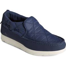 Sperry 'Moc-Sider' Water-Resistant Suede Slip On Shoes Navy
