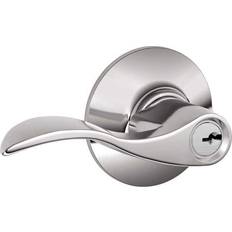 Schlage F51A ACC 625 Accent Keyed Lever, Bright