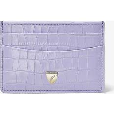 Aspinal of London Croc Leather Slim Credit Card Case