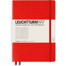 Leuchtturm A5 Hardcover Port Red Squared