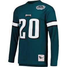 Mitchell & Ness Men's Brian Dawkins Midnight Green Philadelphia Eagles Retired Player Name & Number Long Sleeve Top