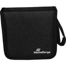 CD & Vinyl Storage MediaRange CD/DVD Storage Media Case 24pcs, Nylon - Black