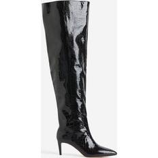 H&M Ladies Black Over-the-knee boots