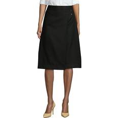 Lands' End Women Skirts Lands' End School Uniform Women Solid A-line Skirt Below the Knee