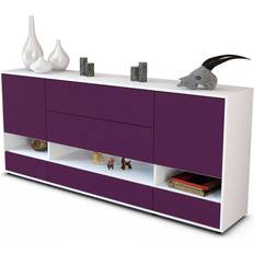 Purple Sideboards Brayden Studio Gritton White/Purple Sideboard 180x79cm