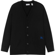 Burberry Kid's Wool Cardigan - Balck