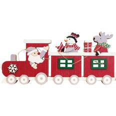 St Helens Helens Red Battery Powered Christmas Train Ornament