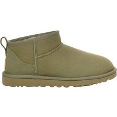 Green - Women Boots UGG Classic Ultra Mini - Shaded Clover