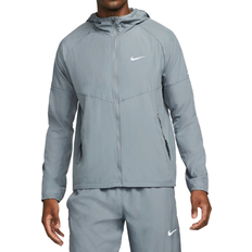 Nike Grey - L - Men - Outdoor Jackets Nike Miler Repel Running Jacket Men's - Smoke Grey