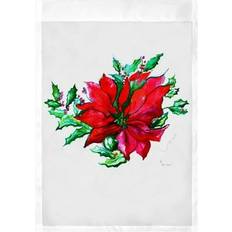 Betsy Drake Poinsettia Flag 45.7x31.8cm