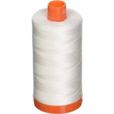 Aurifil A1050-2021 Mako Cotton Thread Solid 50WT 1422Yds Natural White