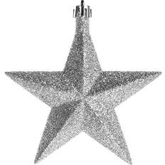 PMS Glitter Christmas Tree Stars Silver