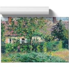 East Urban Home The Peasant House Green/Grey Wall Decor 42x30cm