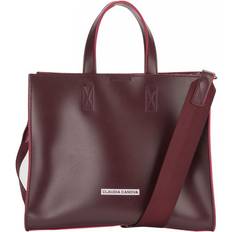 Claudia Canova Brida Twin Strap Tote Bag Burgundy One Size