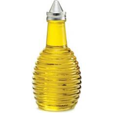 TableCraft Beehive Glass Oil & Vinegar Dispenser