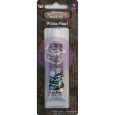 Prima White Pearl Art Alchemy Metallique Wax Finnabair