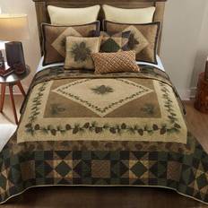 Donna Sharp King Bedding Set 3 Brown