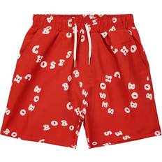 Bobo Choses Kid's Circle All Over Swim Bermuda Shorts - Red