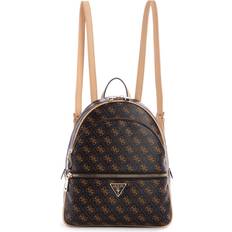 Guess Manhattan Logo Large Backpack - Brown