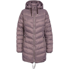 Purple Coats Trespass Rianna Women's Padded Casual Jacket - Dusty Heather
