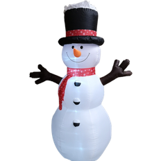 SnowTime Inflatable Light Up White Decoration 245cm