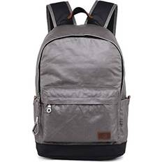 TSD Brand Urban Light Canvas Backpack Grey