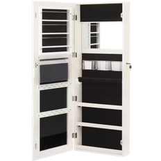 Costway Lockable Frameless Storage - White