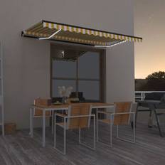 VidaXL Patio Awnings vidaXL markise LED-lys 450x300 manuel betjening