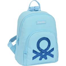 Benetton Casual Backpack Sequins Light Blue 13 L