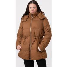 Joules Women's Holsworth Womens Puffer Jacket 222690 Red/Orange/Brown