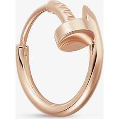 Cartier Earrings Cartier Womens Rose Gold Juste un Clou 18ct Rose-gold Single Hoop Earring