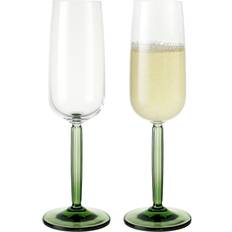 Kähler Hammershøi Green Champagne Glass 24cl 2pcs