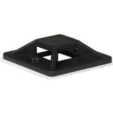 Lanview Lanview Self-adhesive Zip Tie Mounts 25mm x 25mm 50pcs Black Kabelbinder LVT-CABLEMOUNT-50B