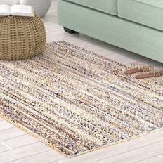 17 Stories Kelloch Hand Braided Beige