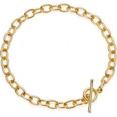 Astley Clarke Biography T-Bar Bracelet - Gold