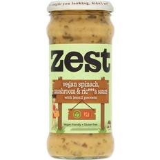 Zest Vegan Spinach Mushroom & Ricotta Sauce 340g 1pack