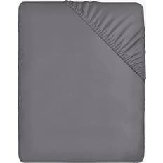 Utopia Bedding Deep Pocket Bed Sheet Grey (200x120cm)