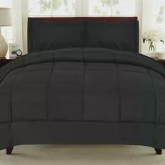 Sweet Home Collection Color Box Stitch Down Alternative King Black