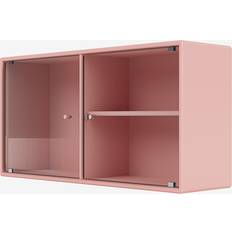 Doors Glass Cabinets Montana Furniture Ripple In Ruby Glass Cabinet 69.6x35.4cm