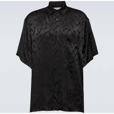 Silk Shirts Saint Laurent Silk jacquard black 15 1/2